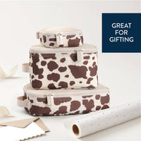 Itzy Ritzy Giddy Up! Cow Print Pack Like a Boss Packing Cubes