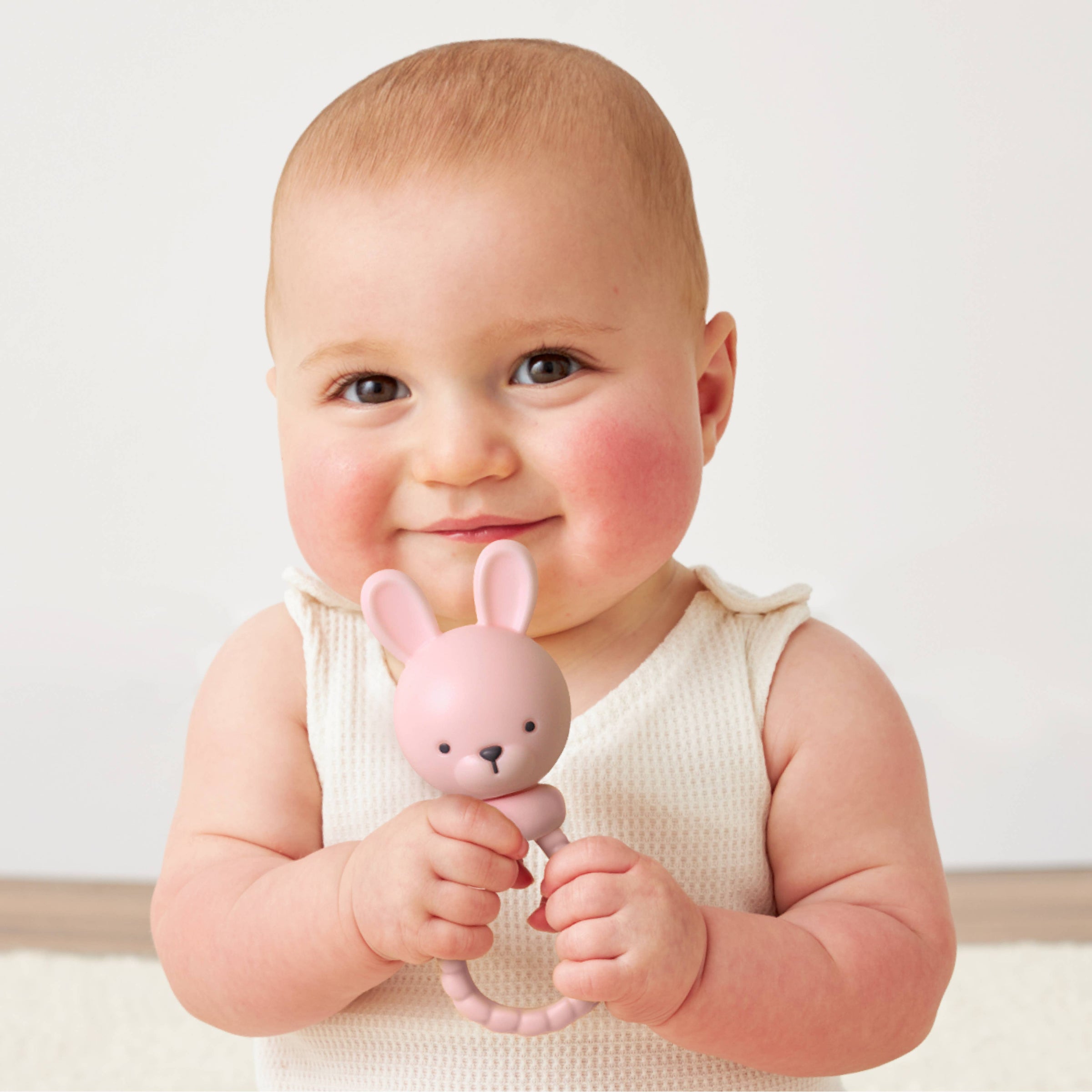 Itzy Ritzy -  Pink Bunny Sweetie Rattle™