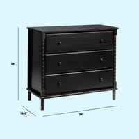 DaVinci Jenny Lind Spindle 3-Drawer Dresser