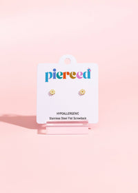 Pierced Co - Tiny White Daisy