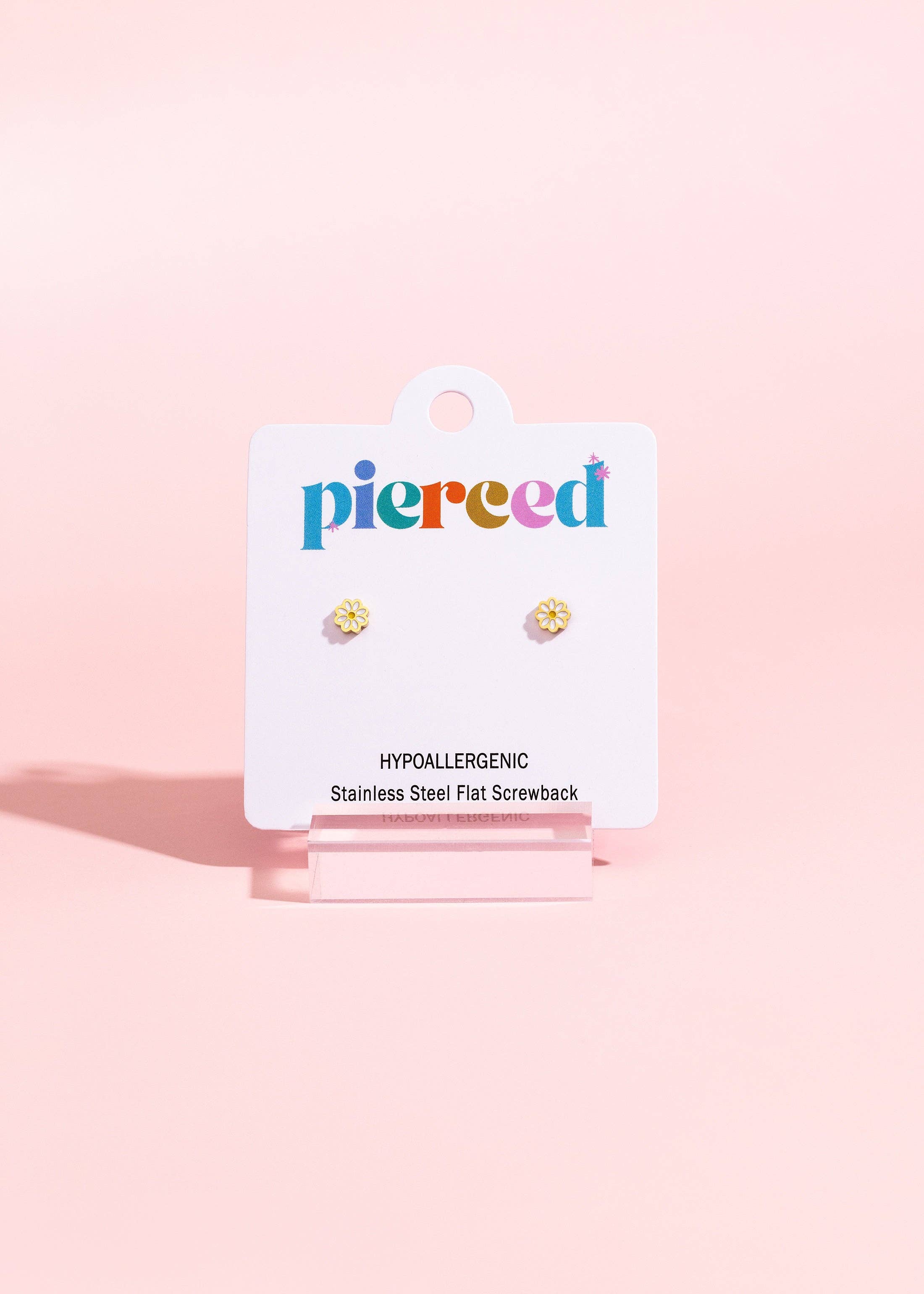 Pierced Co - Tiny White Daisy