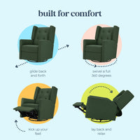 DaVinci Maddox Recliner and Swivel Glider