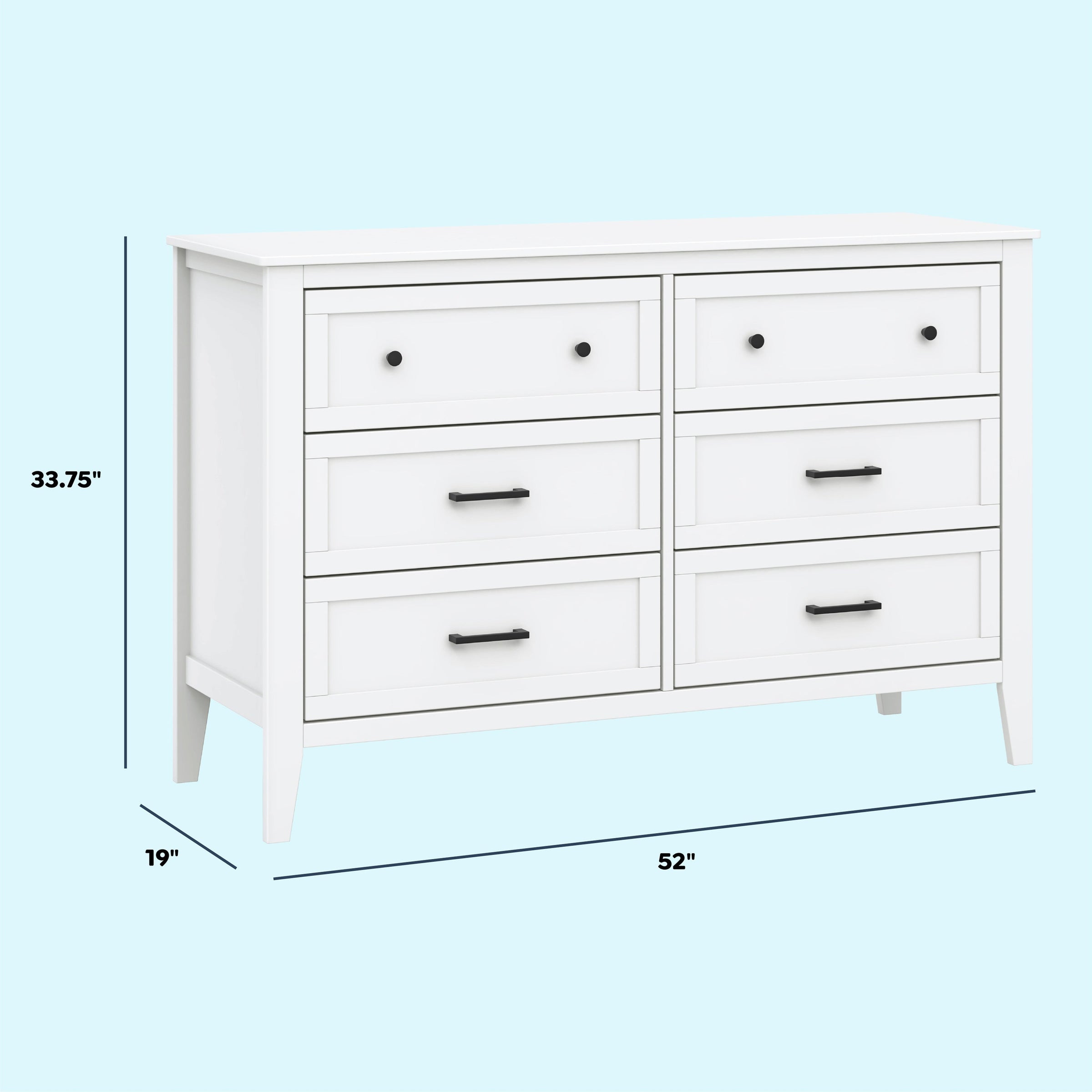 DaVinci Beau 6-Drawer Dresser