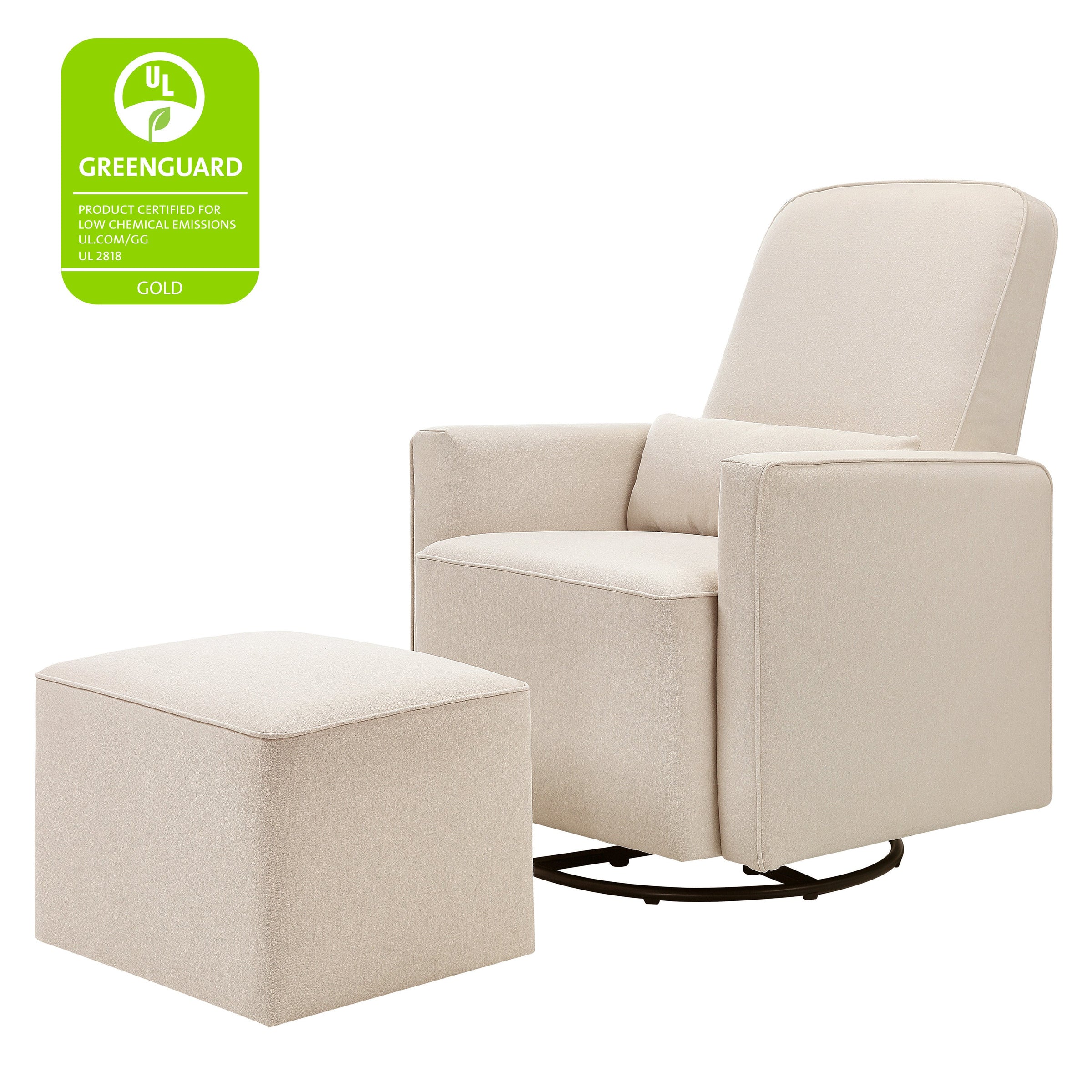 DaVinci Olive Glider and Ottoman