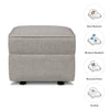 Namesake Willa-Alden Gliding Ottoman