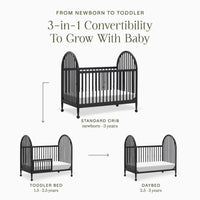 Namesake Alouette 3-in-1 Convertible Spindle Crib