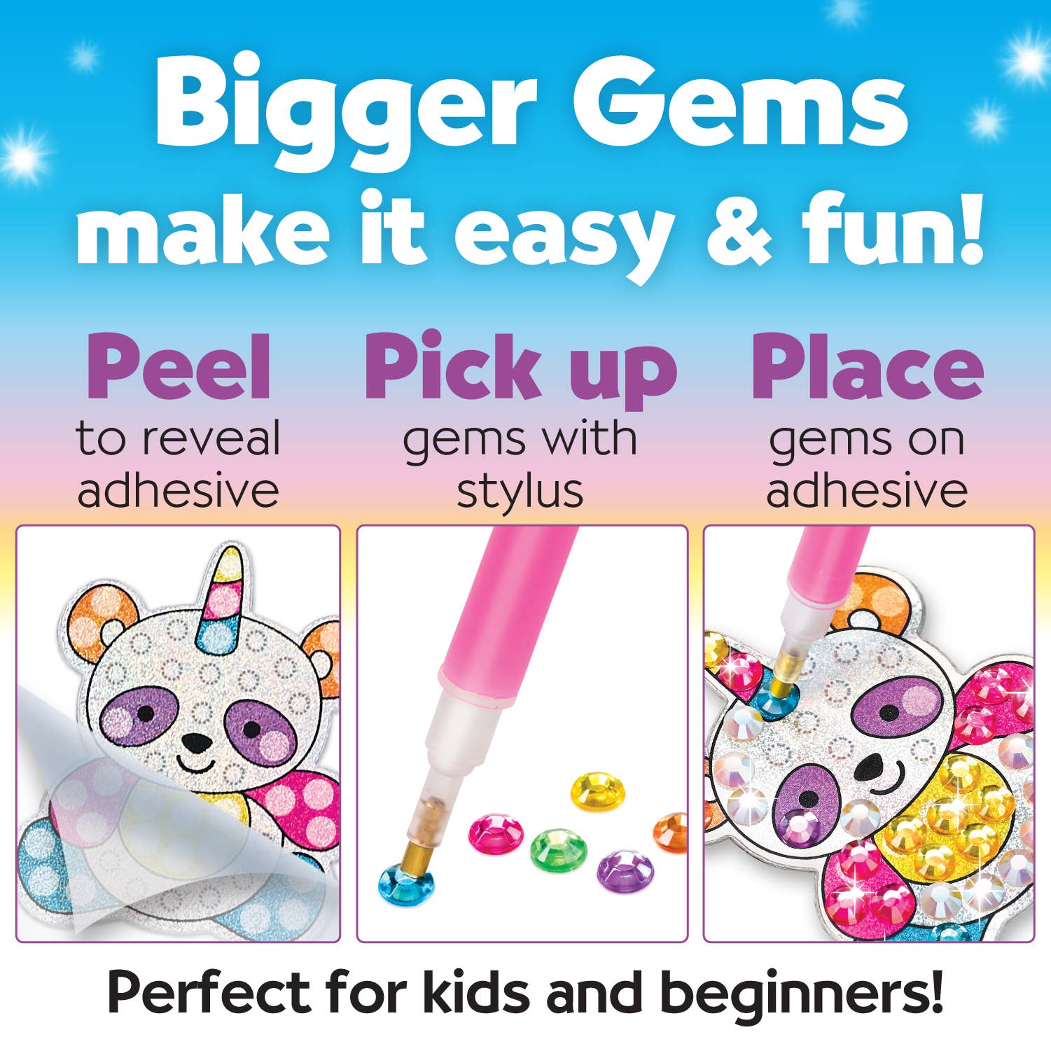 Faber-Castell / Creativity for Kids - Big Gem Diamond Painting – Magical DIY Craft for Kids