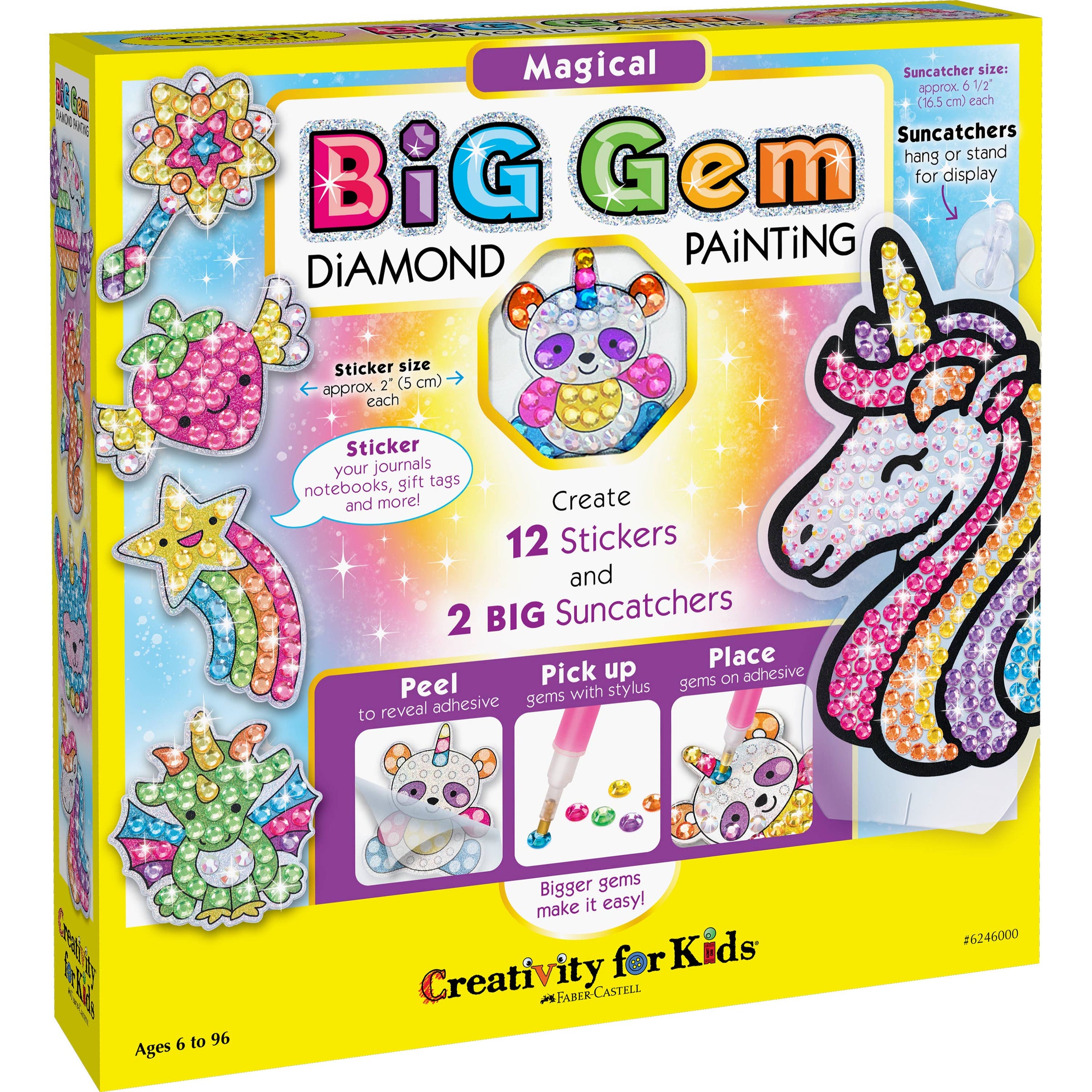 Faber-Castell / Creativity for Kids - Big Gem Diamond Painting – Magical DIY Craft for Kids