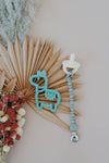 Itzy Ritzy Sweetie Strap Silicone One-Piece Pacifier Clips