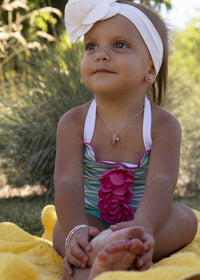 Cherished Moments - Lola - Sterling Silver Double Strand Baby & Childs Bracelet