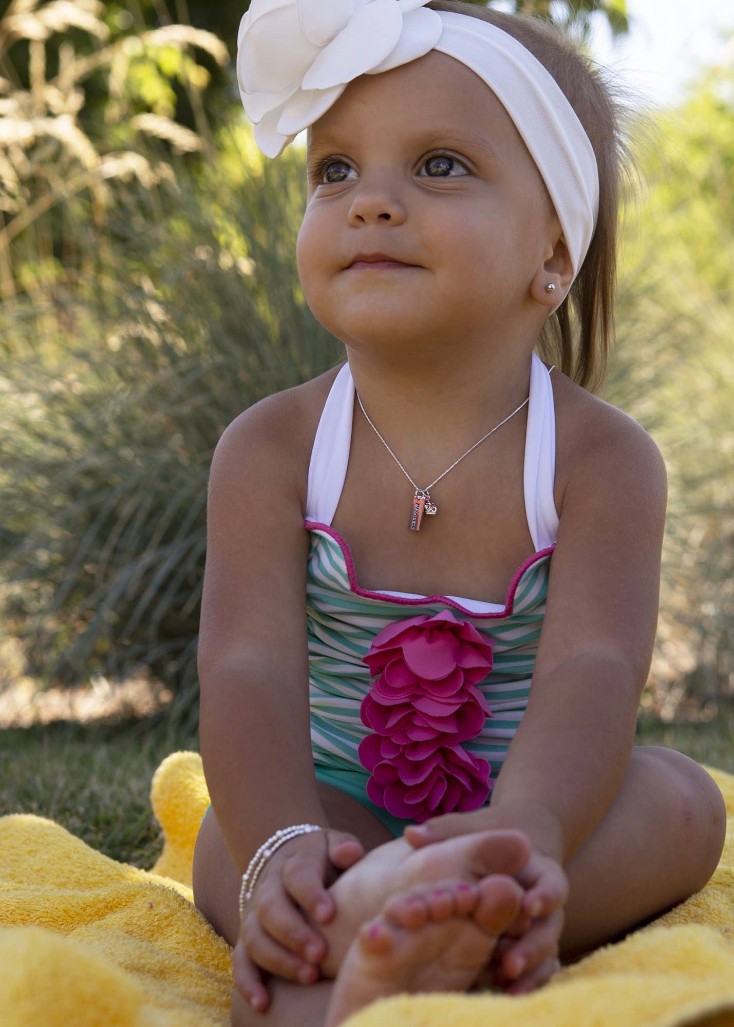 Cherished Moments - Lola - Sterling Silver Double Strand Baby & Childs Bracelet