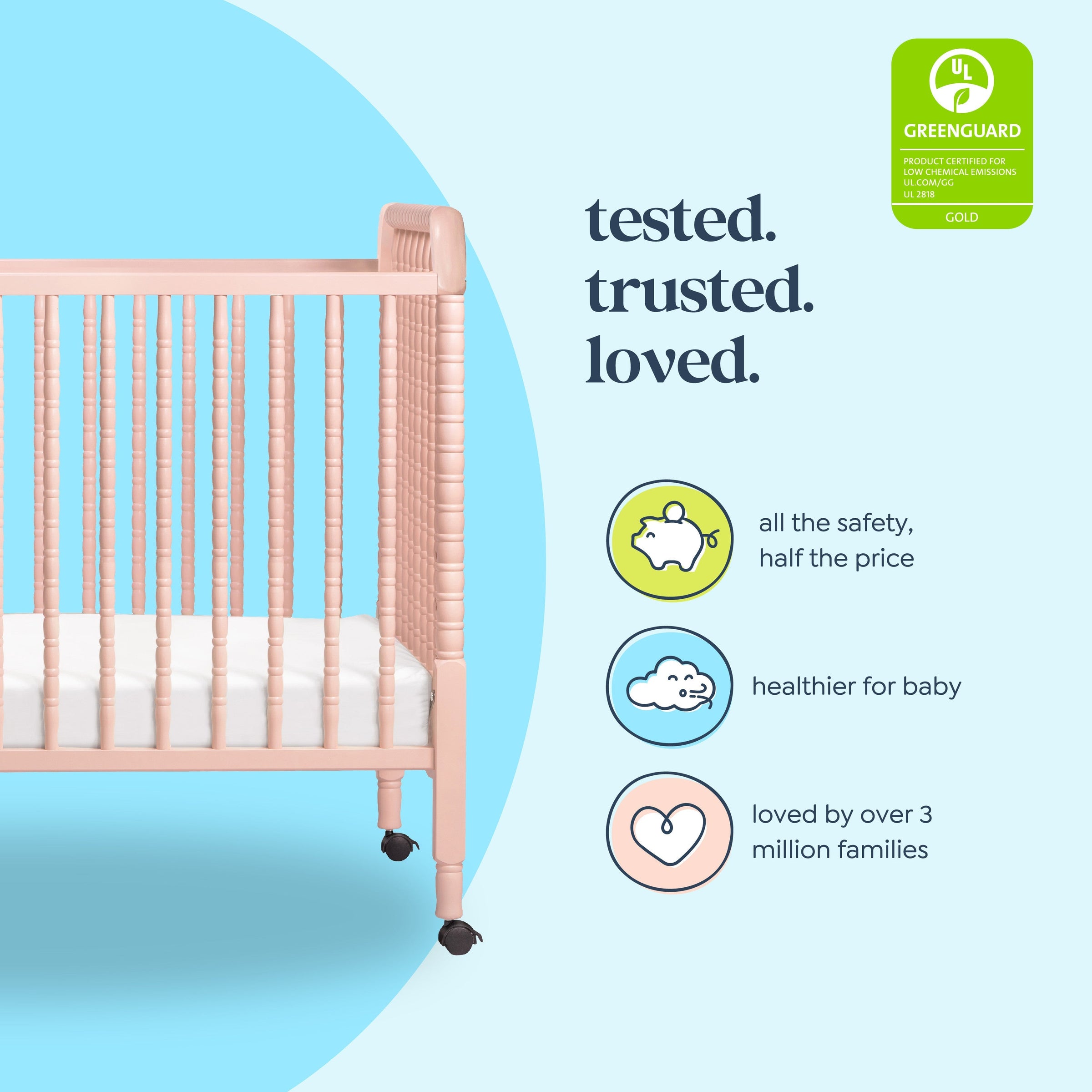 DaVinci Jenny Lind 3-in-1 Convertible Crib