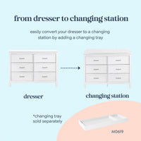 DaVinci Charlie 6-Drawer Double Dresser