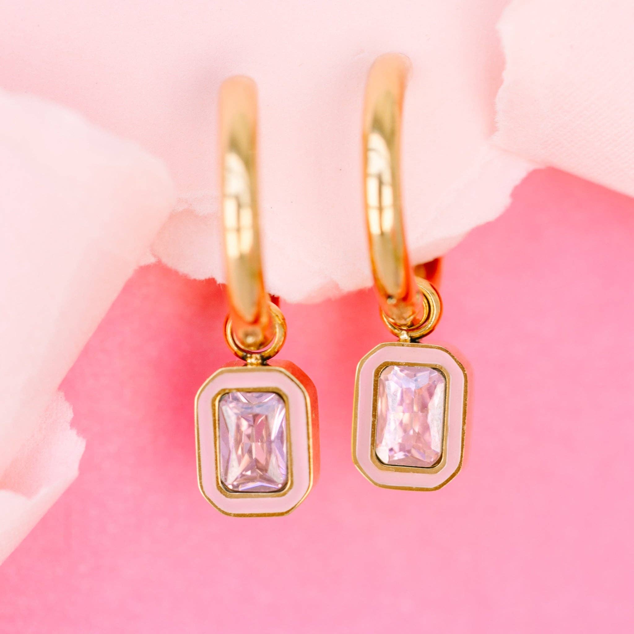 Pierced Co - Pink Gem Charms
