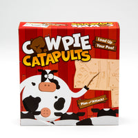 The Good Game Company - Cow Pie Catapults - Launching Action Farm Animals Board Game