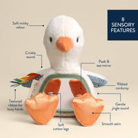 Itzy Ritzy Itzy Bitzy Mirror™ Sensory Tummy Time Mirror | Goose