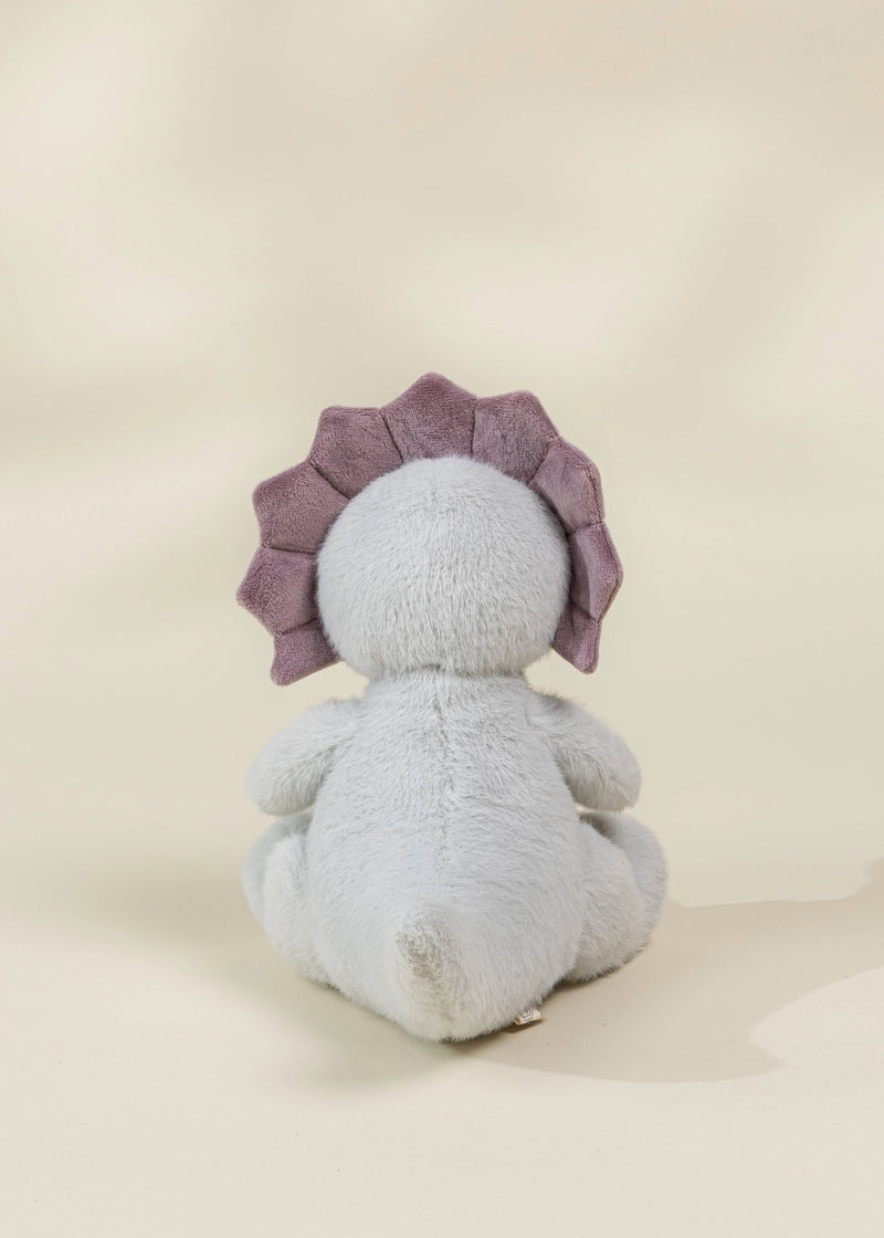 Coco Village Dino Plush Toy | Grey Triceratop
