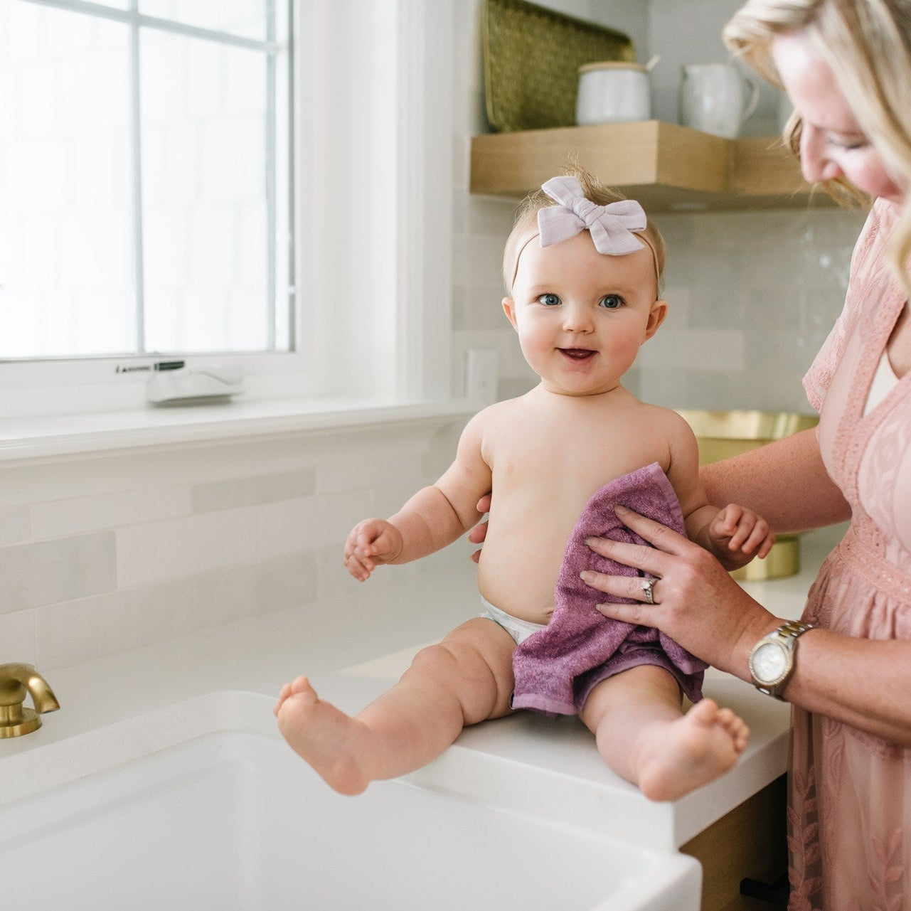 Copper Pearl 6 Ultra Soft Washcloths | Lily