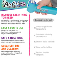 TPG Creations / The Pencil Grip - Aircolor Airbrush Kit (includes Markers & Stencils) TPG-490