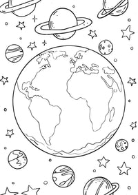 Nova Toys LLC - Space Race - XXL Coloring Book