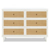 Namesake Marin with Cane 6 Drawer Dresser