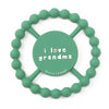 Bella Tunno I Love Grandma Happy Teether: Green