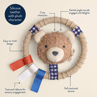 Itzy Ritzy Itzy Ring Pal™ Teething Ring with Plush Character