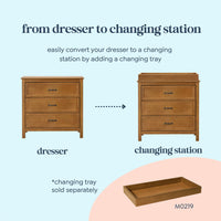 DaVinci Charlie 3-Drawer Dresser