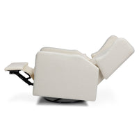 DaVinci Arlo Recliner and Swivel Glider | Ivory Boucle Fabric