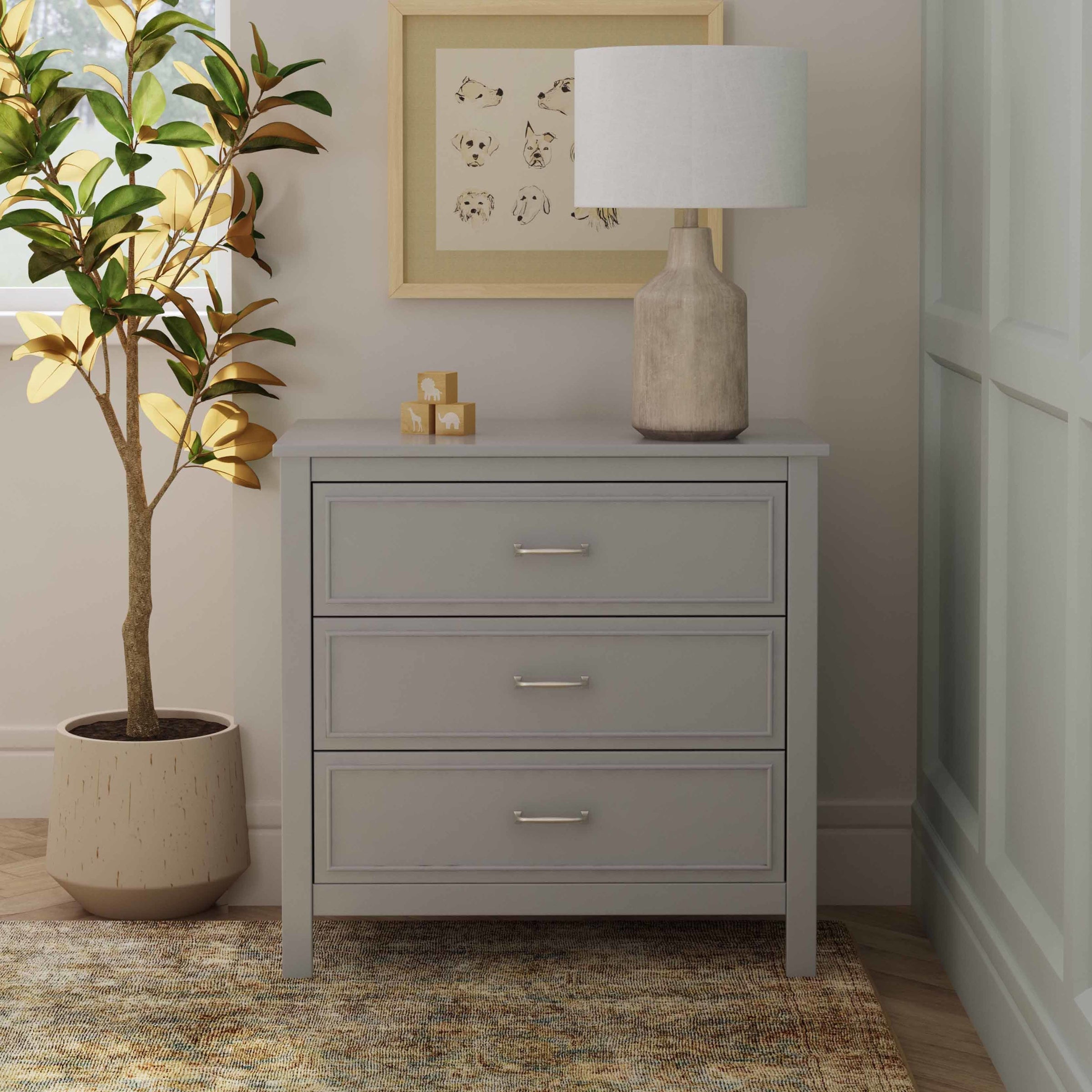 DaVinci Charlie 3-Drawer Dresser