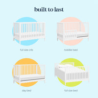 DaVinci Sammy Scallop 4-in-1  Convertible Crib