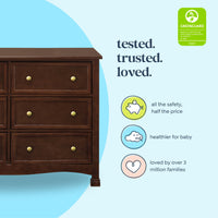 DaVinci Kalani 6-Drawer Double Wide Dresser