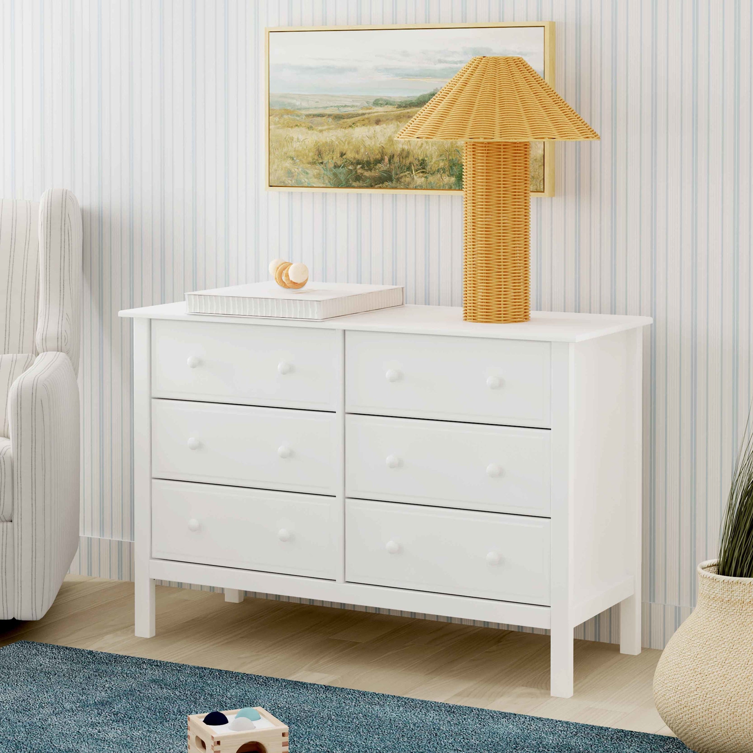DaVinci Jayden 6-Drawer Double Wide Dresser