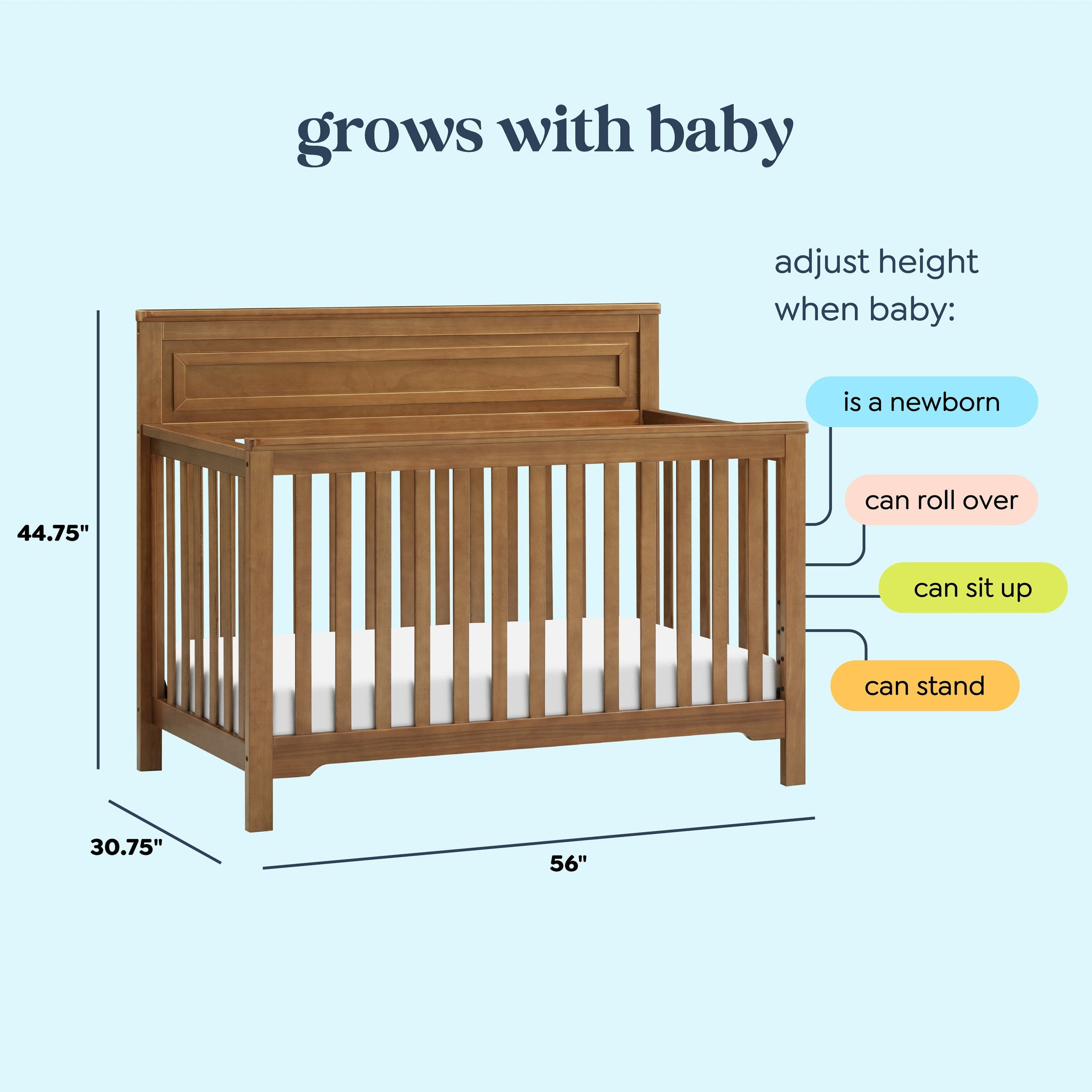 DaVinci Autumn 4-in-1 Convertible Crib