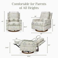 Morris & Co. x Namesake Crewe Recliner and Swivel Glider