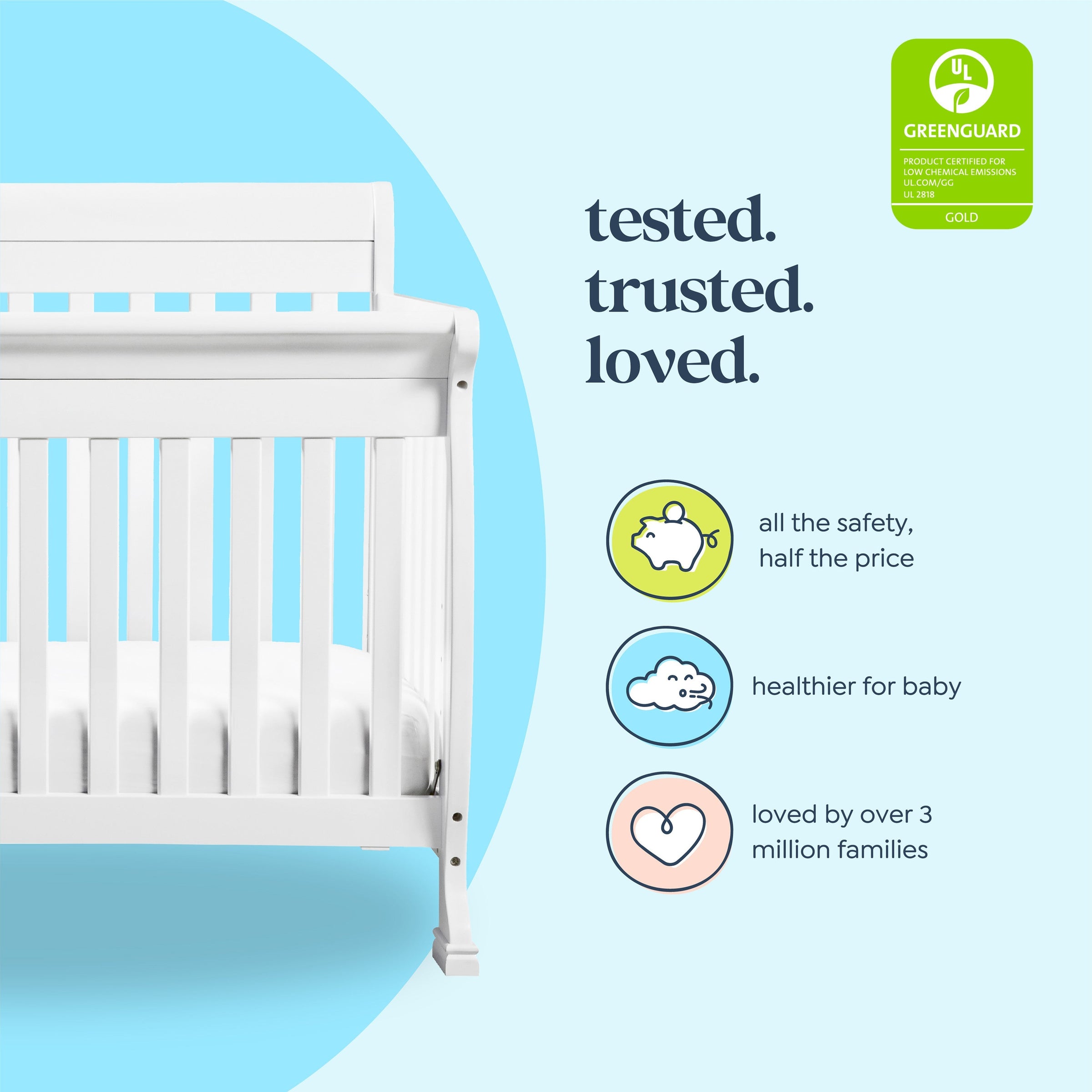 DaVinci Kalani 4-in-1 Convertible Crib