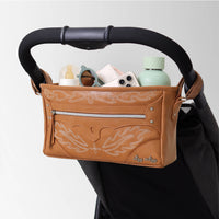 Itzy Ritzy Nash Saddle Adjustable Travel Stroller + Wagon Caddy