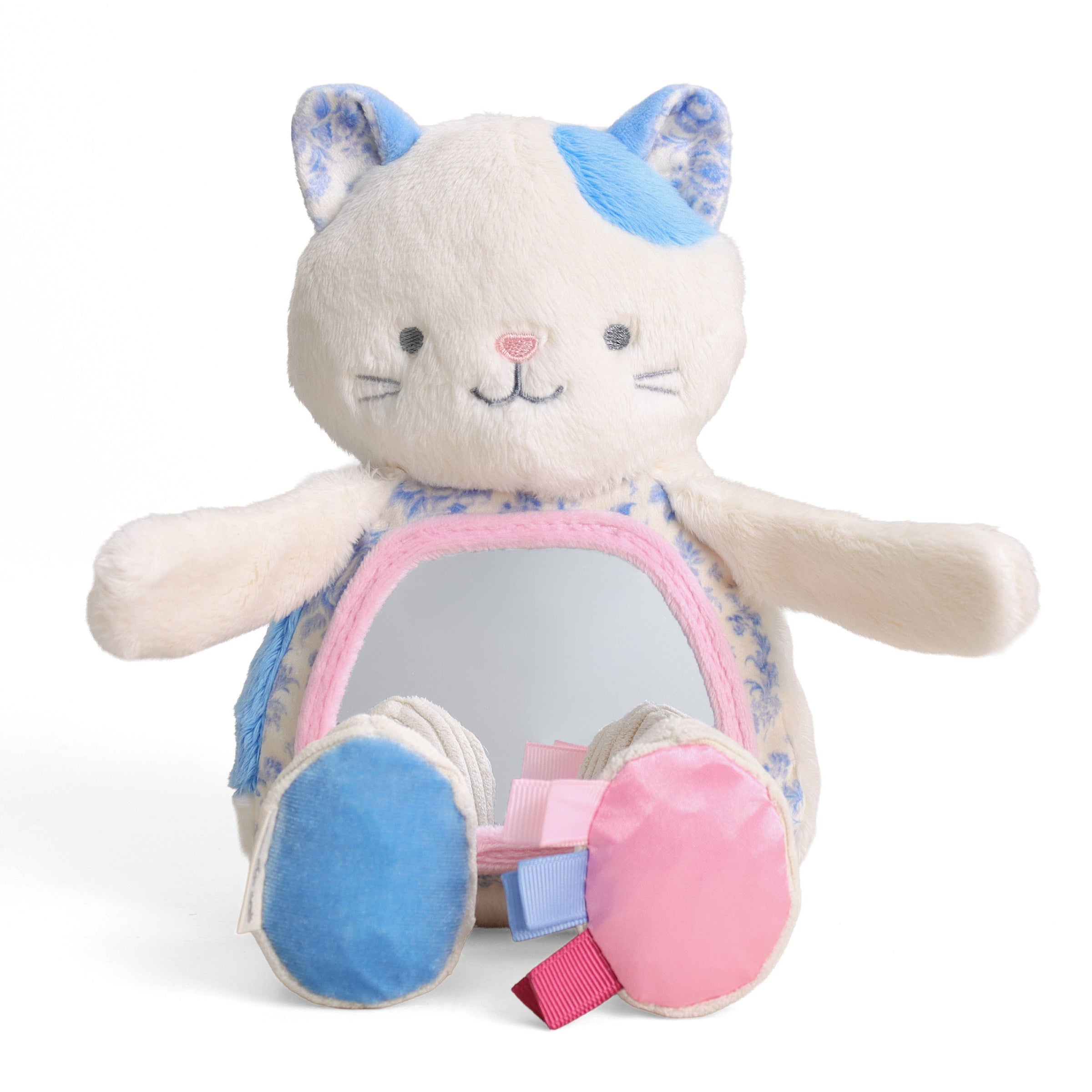 Itzy Ritzy Itzy Bitzy Mirror™ Sensory Tummy Time Mirror | Kitty