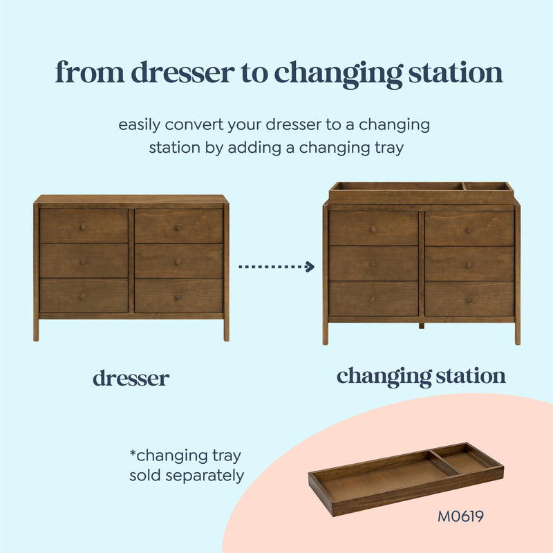 DaVinci Birdie 6-Drawer Dresser