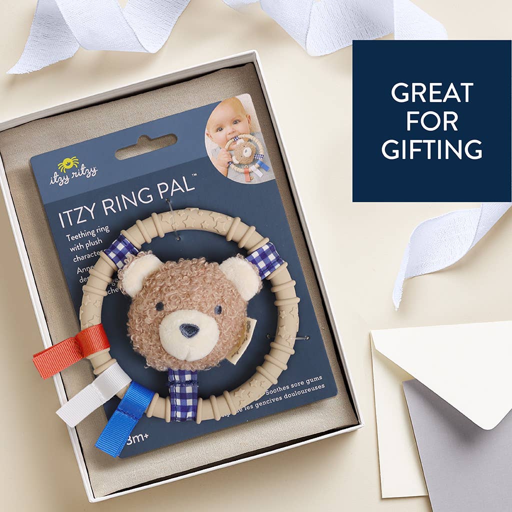 Itzy Ritzy Itzy Ring Pal™ Teething Ring with Plush Character