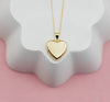 Cherished Moments 14K Gold-Plated Heart Locket for Little Girls and Kids: 14 inch