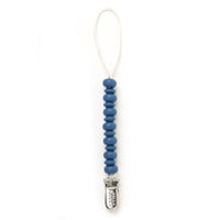 Bella Tunno Navy Pacifier Clip