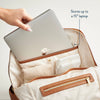 Itzy Ritzy Eras Backpack™ Diaper Bag: Chai Latte