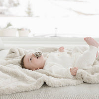 Saranoni Dream Receiving Blankets | Heather Blue