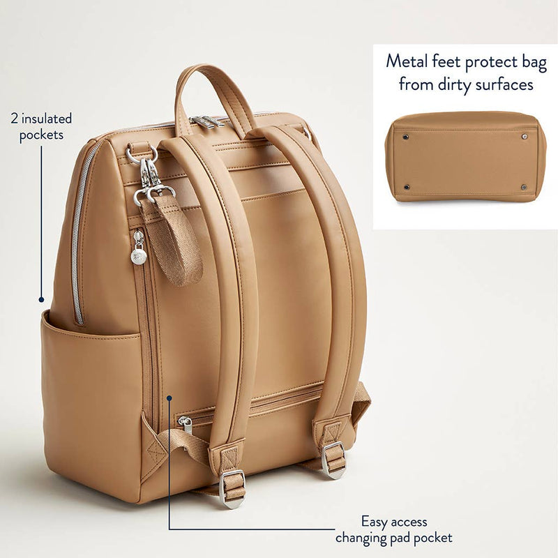 Itzy Ritzy Eras Backpack™ Diaper Bag: Chai Latte