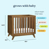 DaVinci Otto 3-in-1 Convertible Mini Crib with 4" Mattress