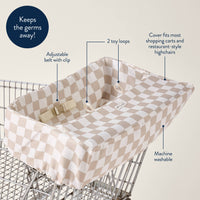 Itzy Ritzy - Checkerboard Itzy Shopping Cart Cover™