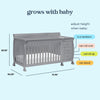 DaVinci Kalani 4-in-1 Crib and Changer Combo