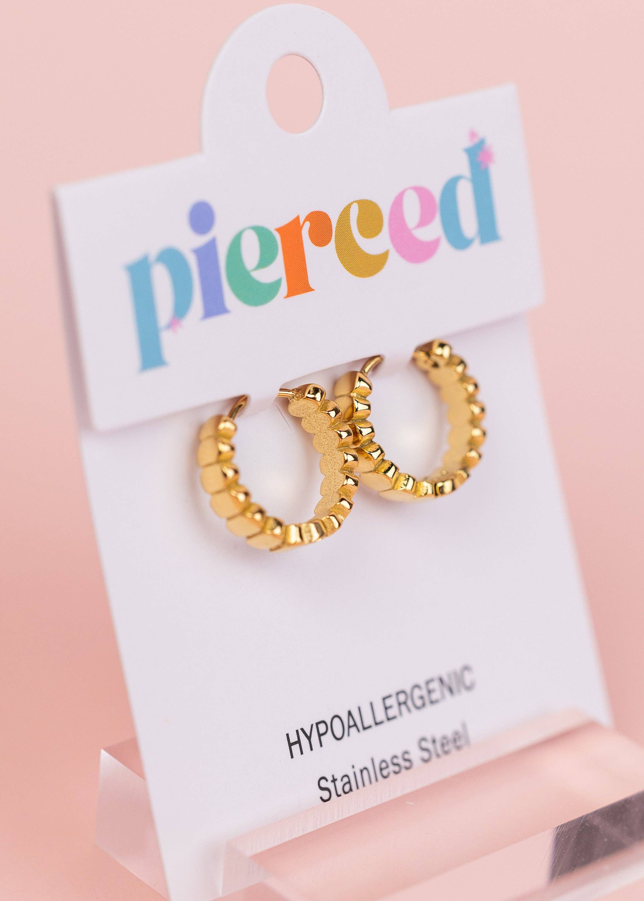 Pierced Co - Segmented Huggies