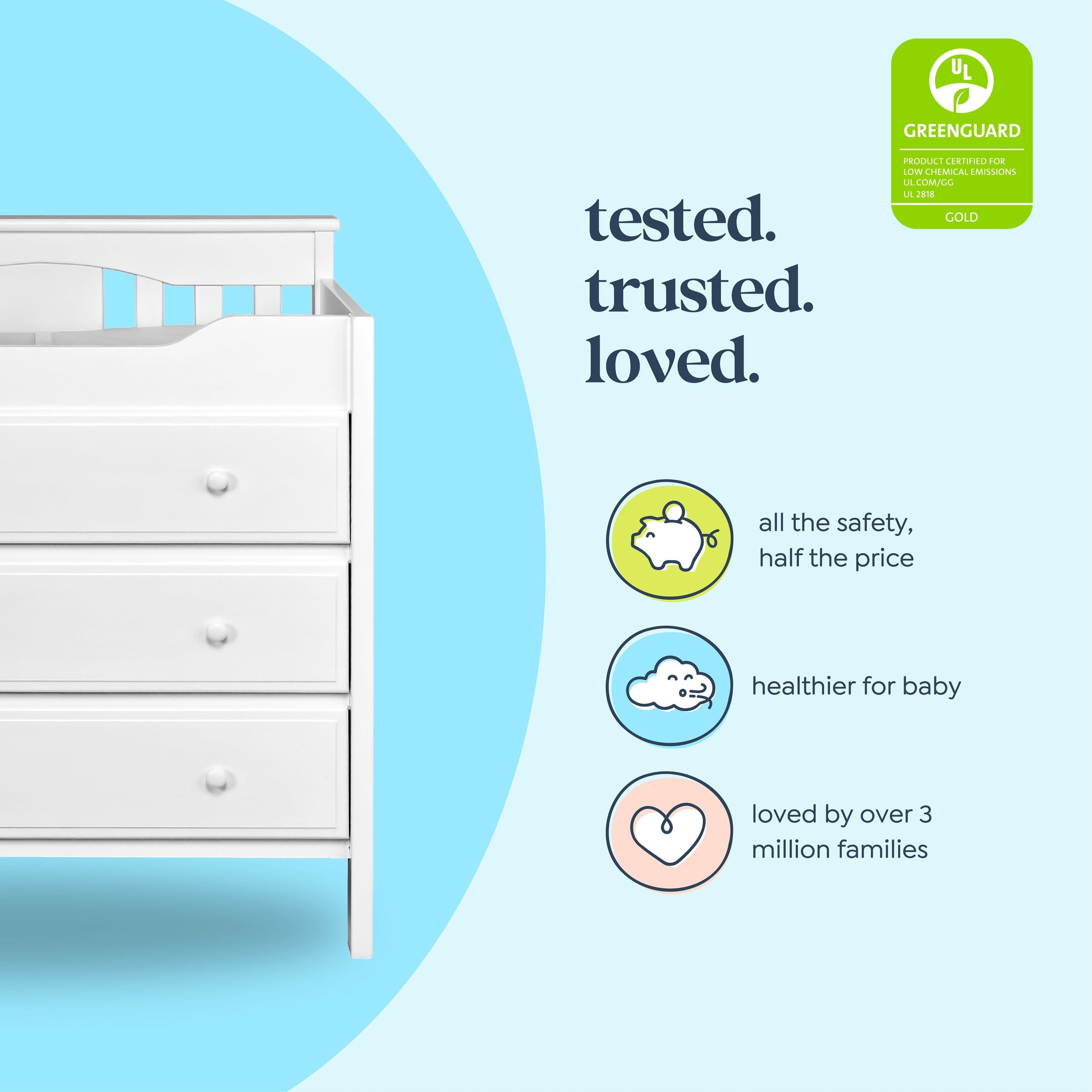 DaVinci Jayden 3-Drawer Changer Dresser